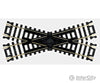 Atlas 839 Snap Track Crossing -- 30 Degrees Nickel-Silver Rail Black Ties & Turnouts