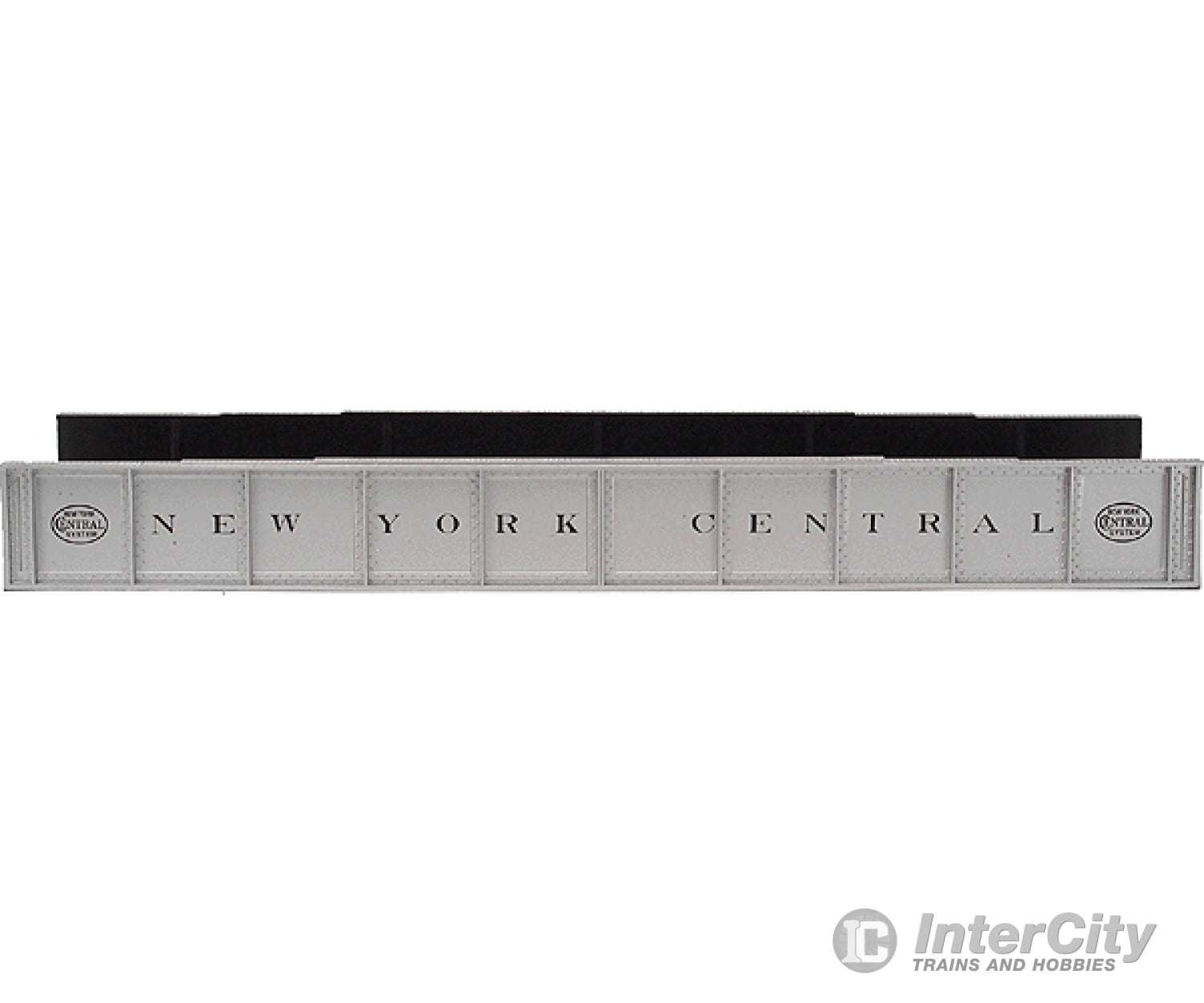 Atlas 891 Decorated Plate Girder Bridge W/Code 100 Track - Kit -- New York Central (Silver Black)