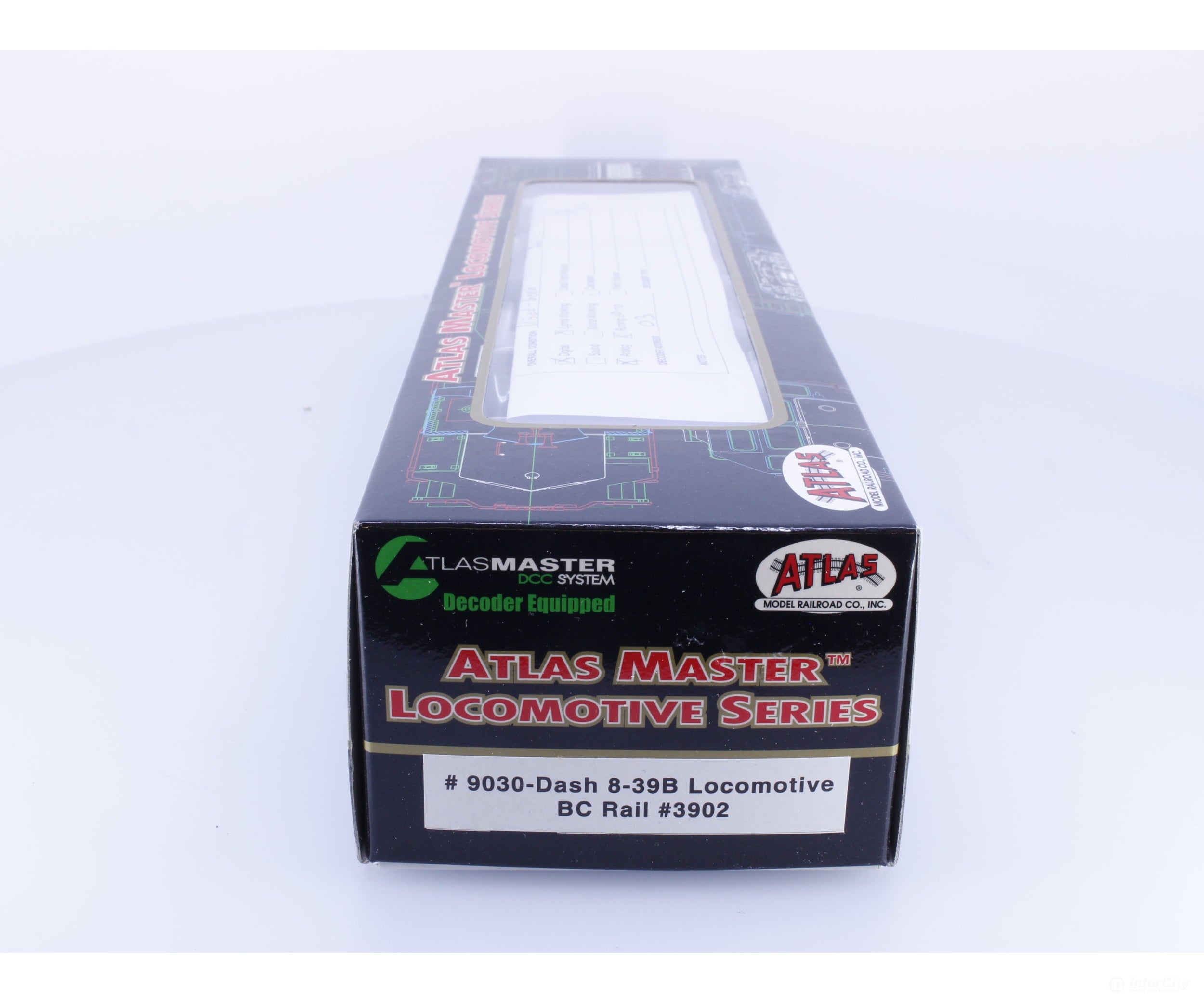 Atlas 9030 HO Dash 8-39B Diesel Locomotive BC Rail (BCOL) 3902 DCC - Locomotives