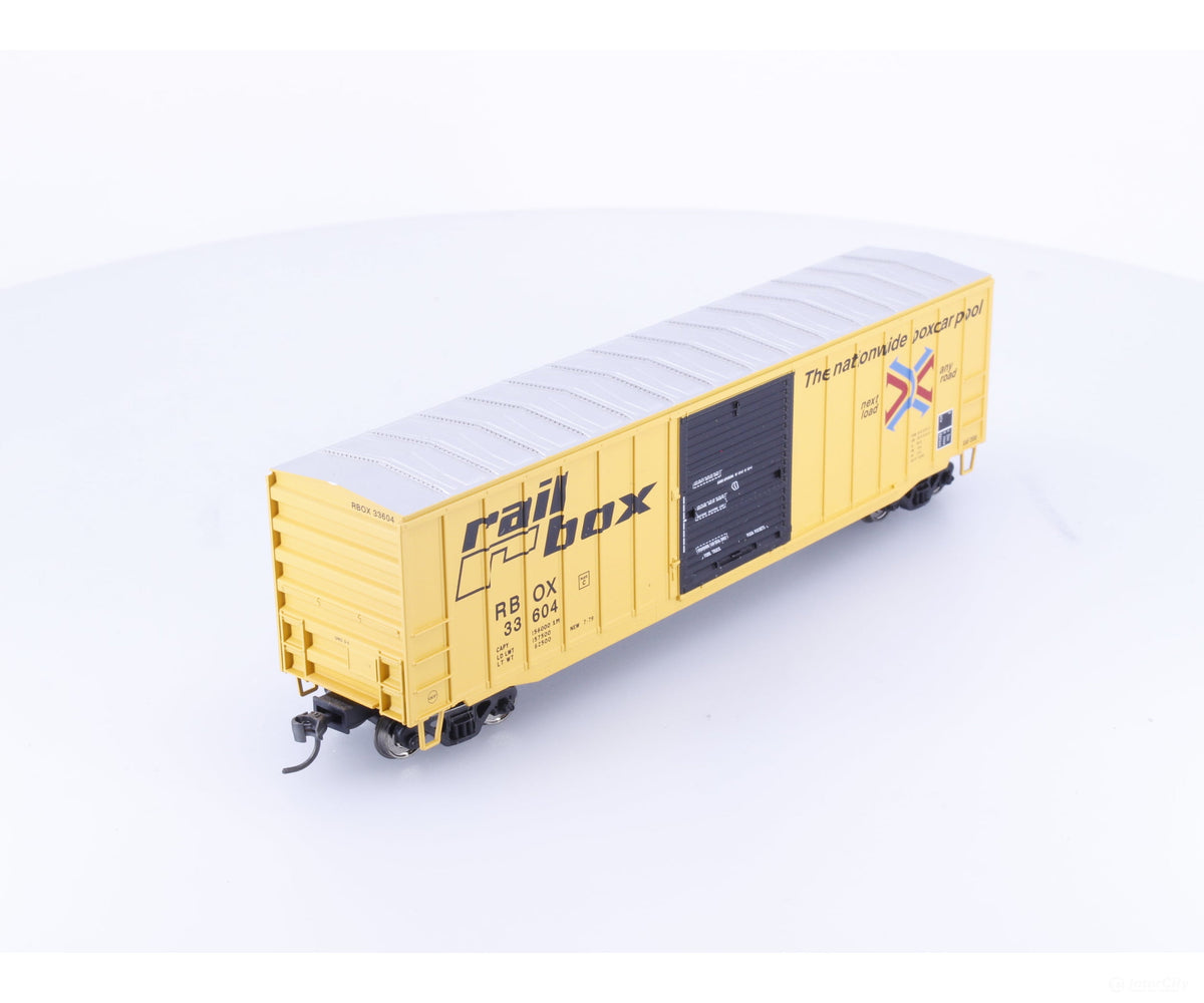 Atlas 923 HO ACF 50’6’’ Boxcar Railbox (RBOX) 33604 - Freight Cars