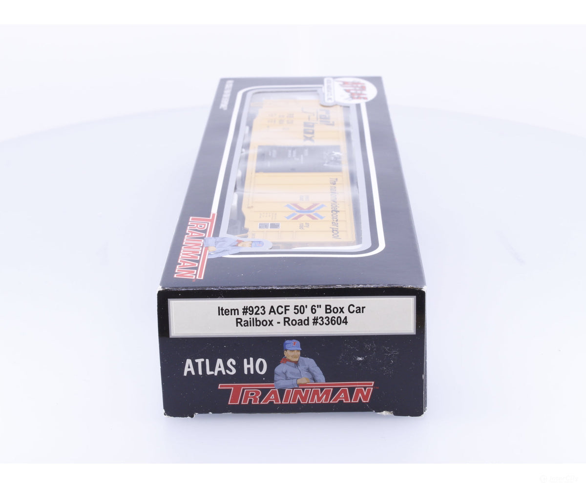 Atlas 923 HO ACF 50’6’’ Boxcar Railbox (RBOX) 33604 - Freight Cars
