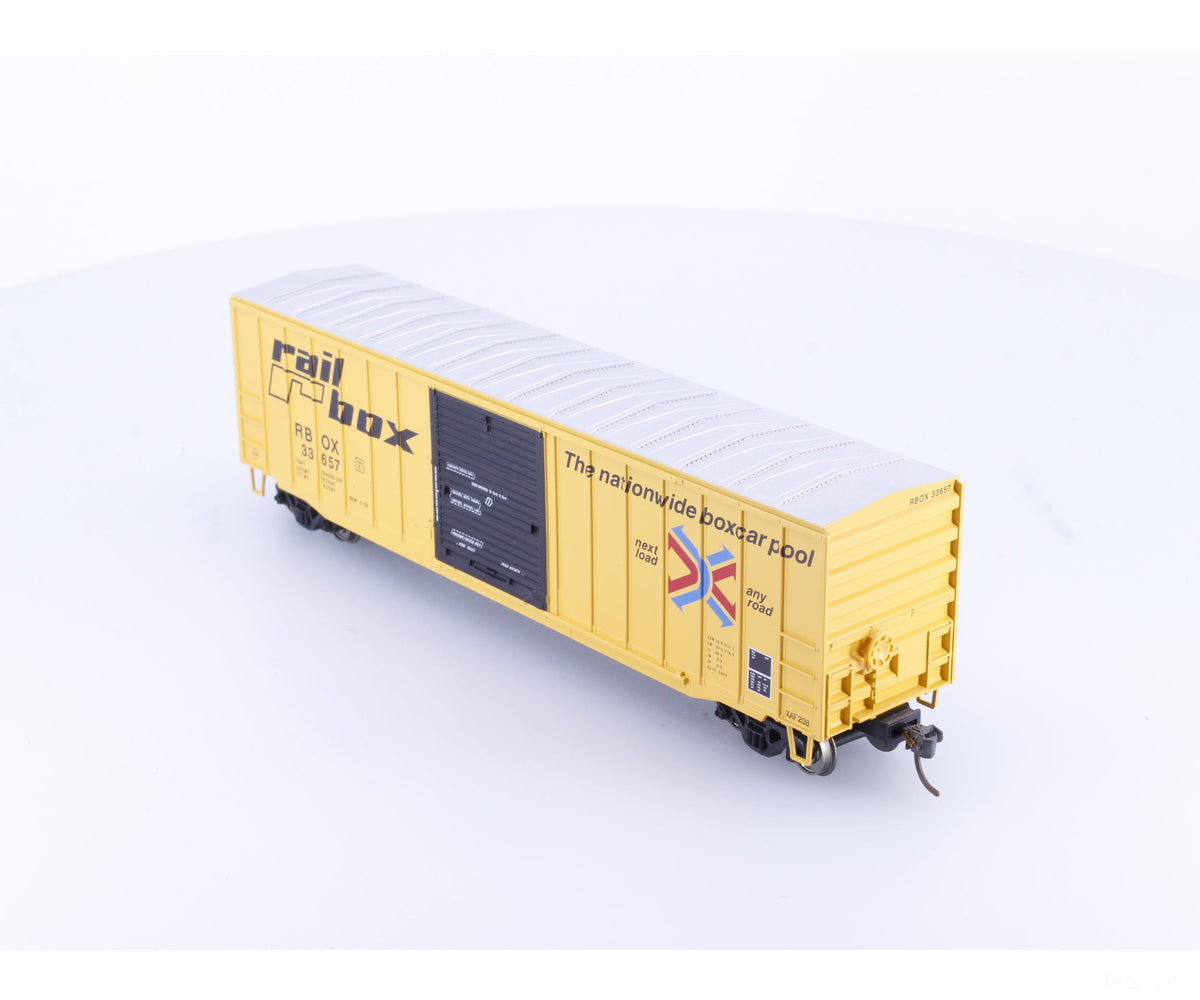 Atlas 924 HO ACF 50’6’’ Boxcar Railbox (RBOX) 33657 - Freight Cars
