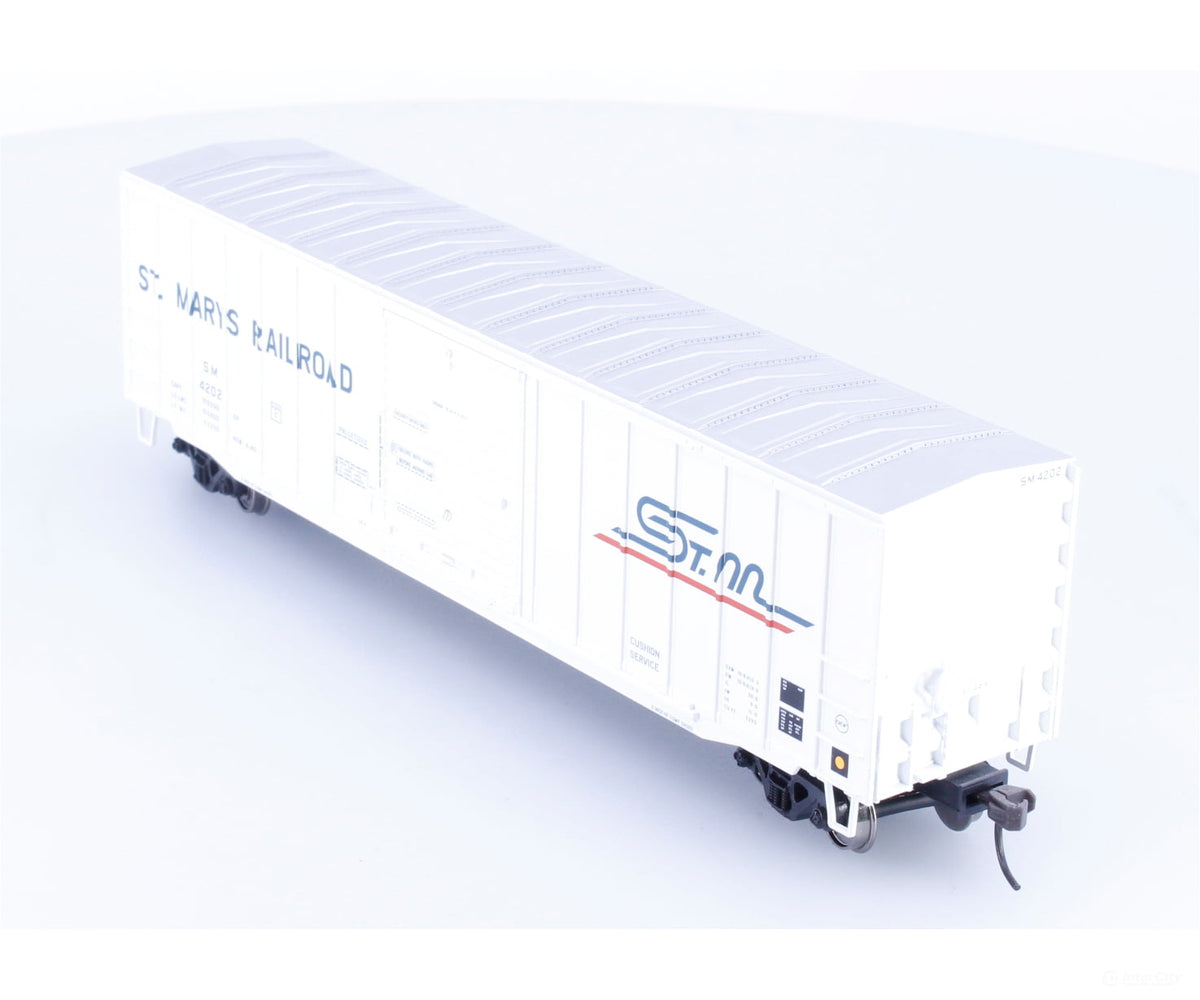 Atlas 925 HO ACF 50’ 6’ Box Car Saint Mary’s Railroad (SM) 4202 - Freight Cars