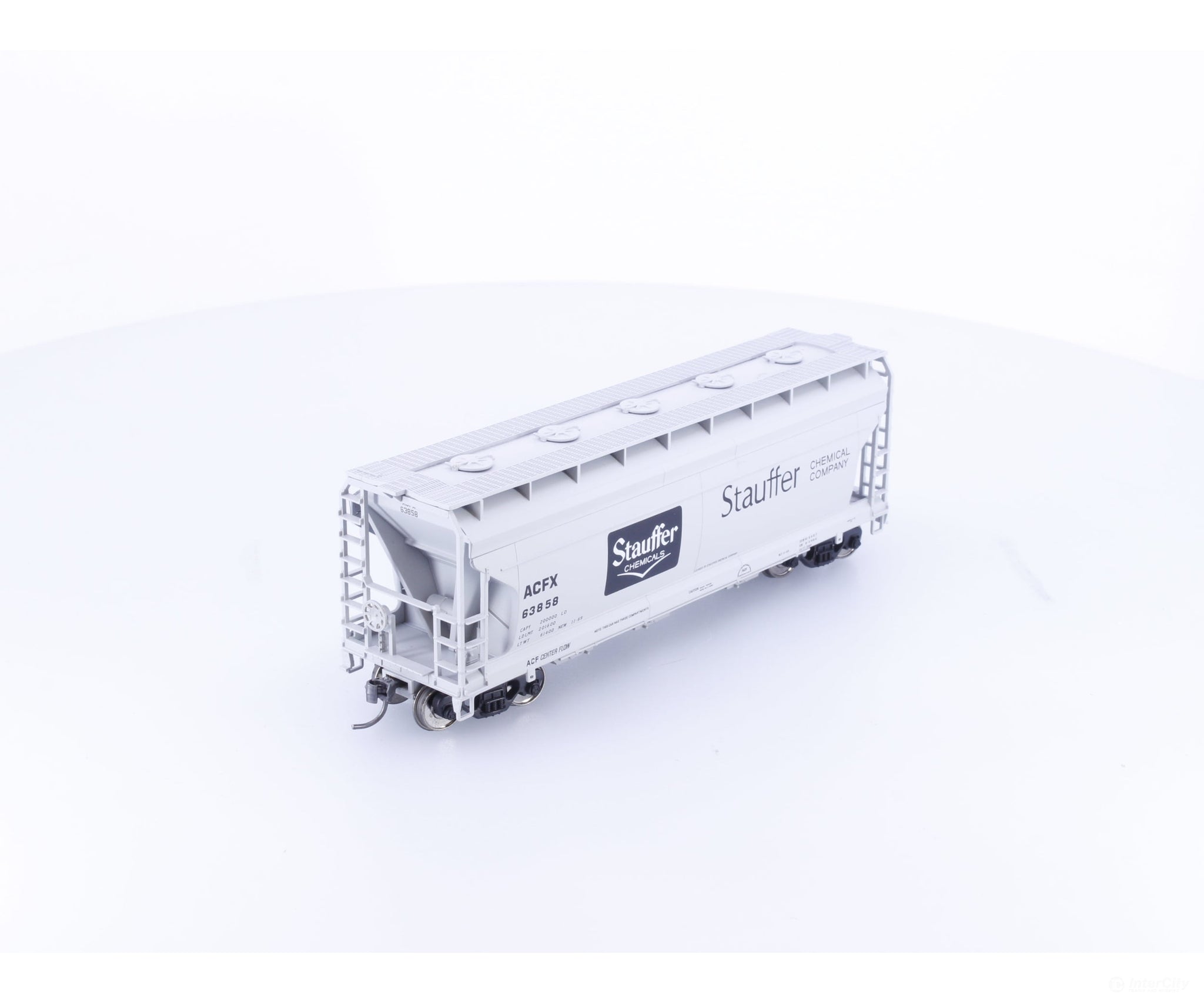Atlas 944 HO ACF 3560 Covered Hopper Stauffer Chemical American Car and Foundry (ACF/ACFX) 63858 - Freight Cars