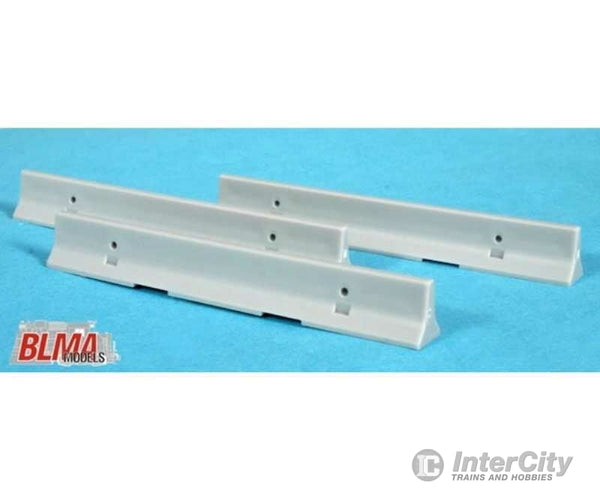 Atlas Blma4107 Concrete K-Rail Barrier -- Length: 2-11/16 6.8Cm Pkg(8) Other Scenery