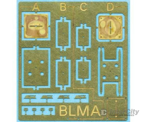 Atlas Blma92 Locomotive Antenna Stands -- 4 Styles Detailing Parts