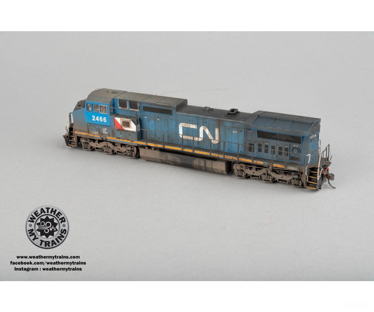 Atlas HO 10004499 GE Dash 8-40CW - LokSound and DCC - Master(R) Gold - Canadian National IC #2466 - Weathered by