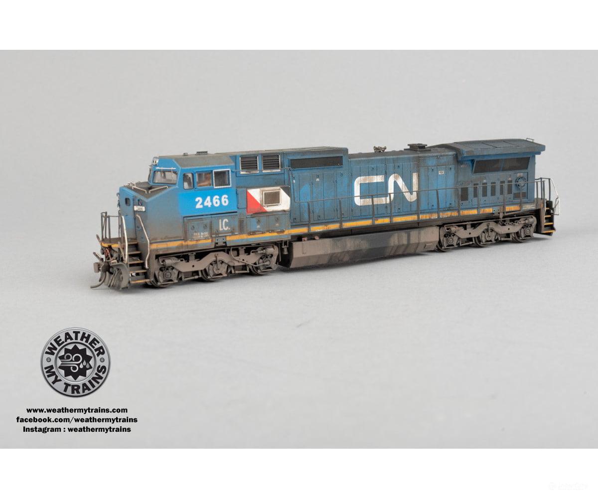 Atlas HO 10004499 GE Dash 8-40CW - LokSound and DCC - Master(R) Gold - Canadian National IC #2466 - Weathered by