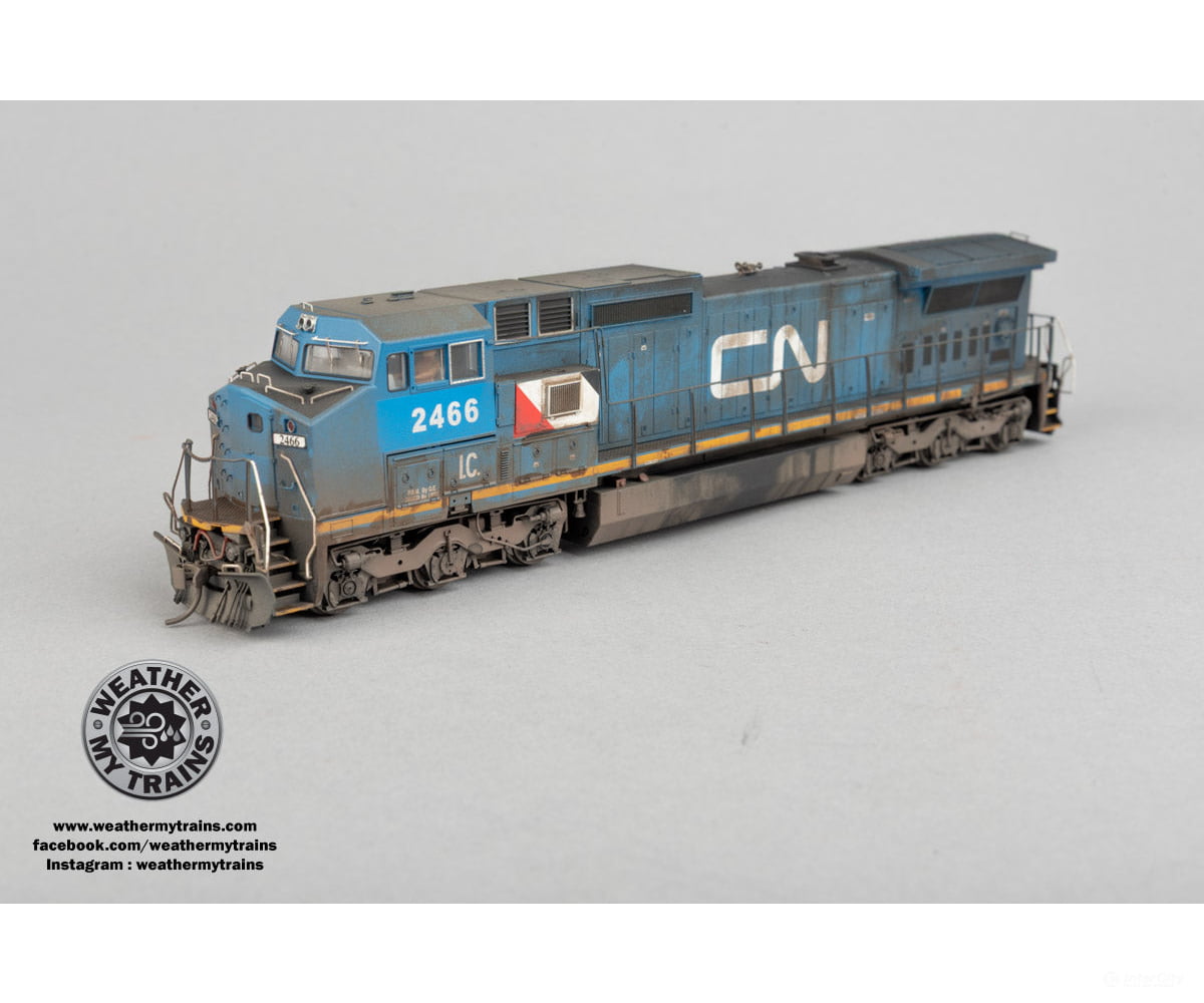 Atlas HO 10004499 GE Dash 8-40CW - LokSound and DCC - Master(R) Gold - Canadian National IC #2466 - Weathered by