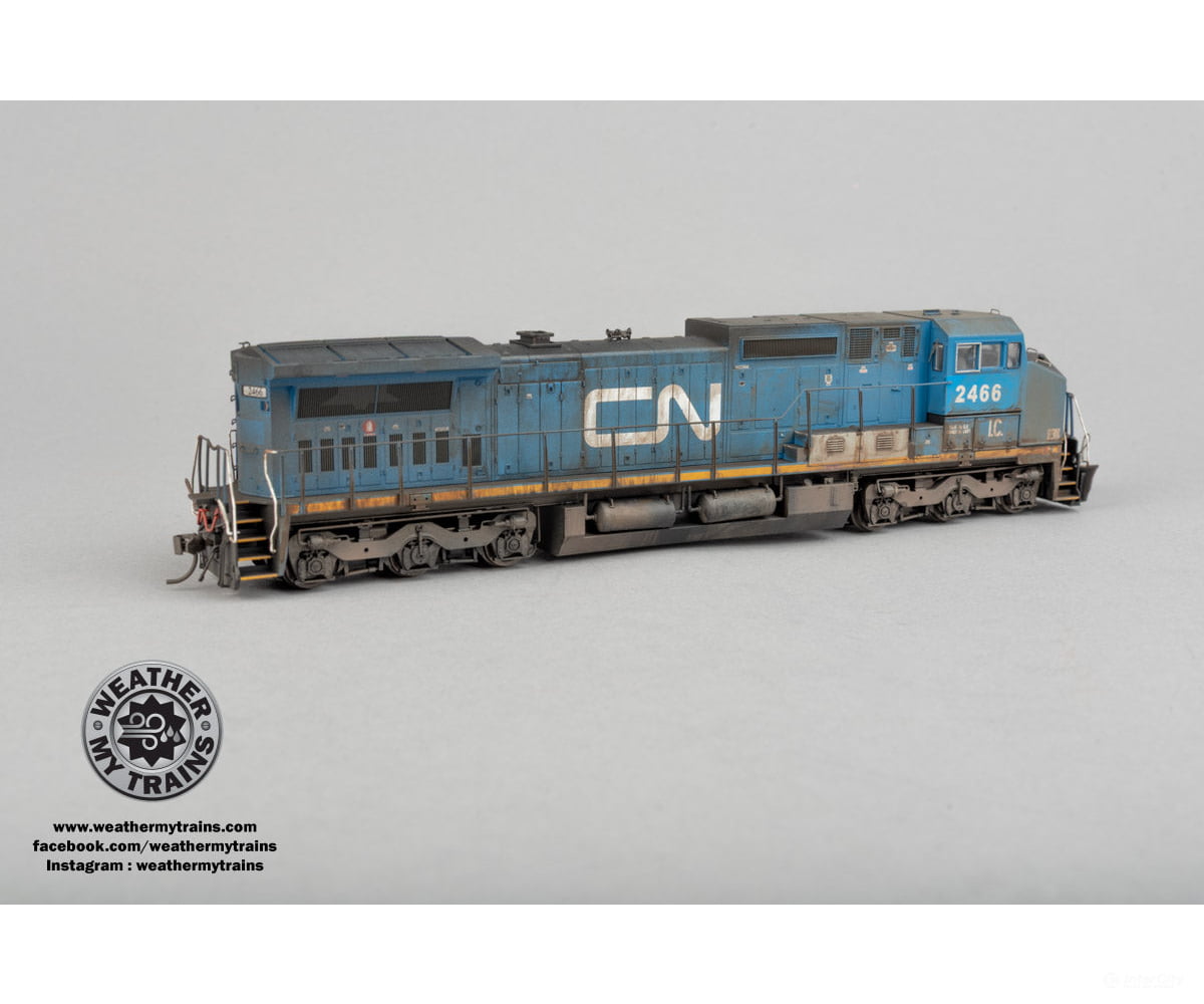 Atlas HO 10004499 GE Dash 8-40CW - LokSound and DCC - Master(R) Gold - Canadian National IC #2466 - Weathered by