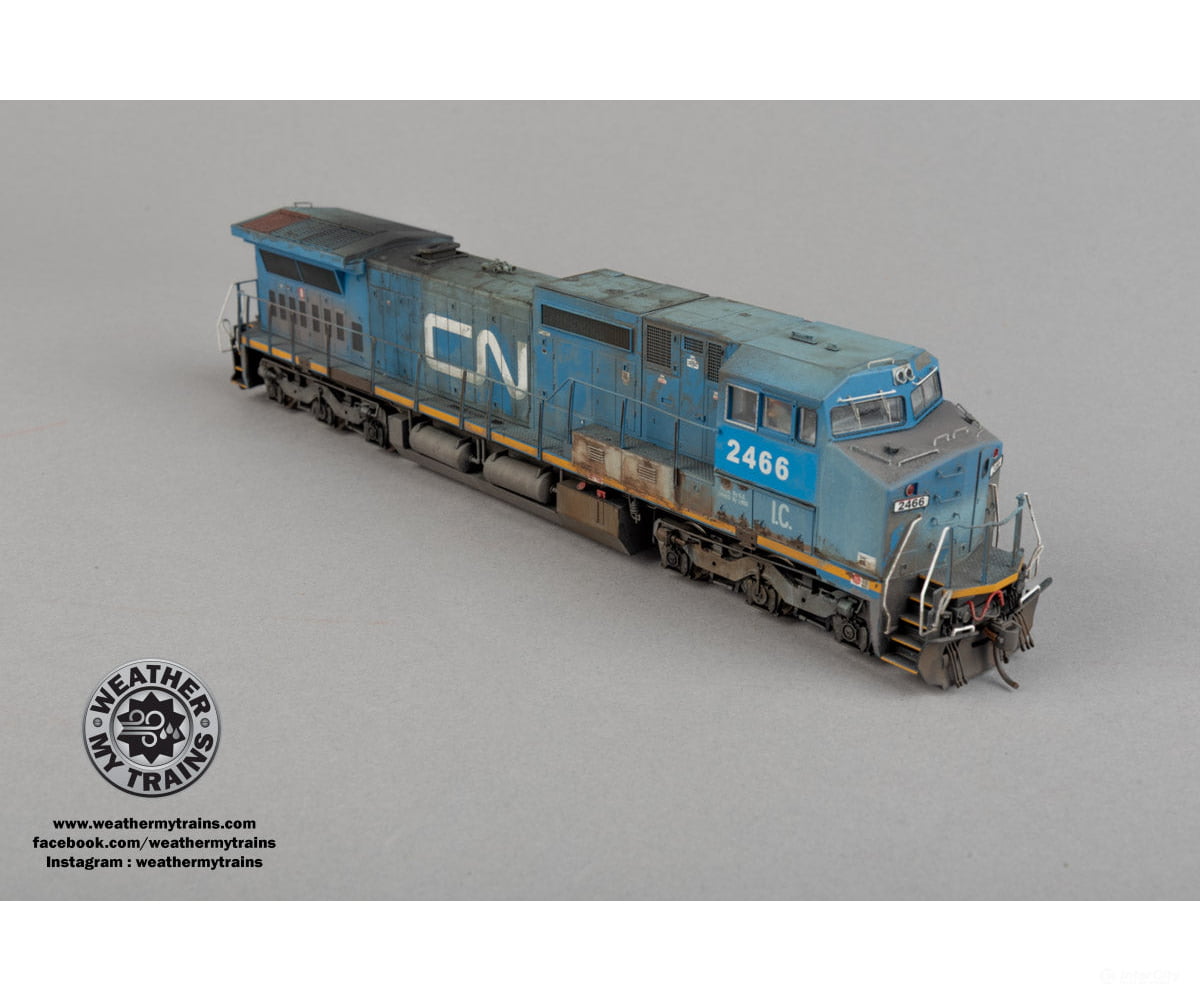 Atlas HO 10004499 GE Dash 8-40CW - LokSound and DCC - Master(R) Gold - Canadian National IC #2466 - Weathered by