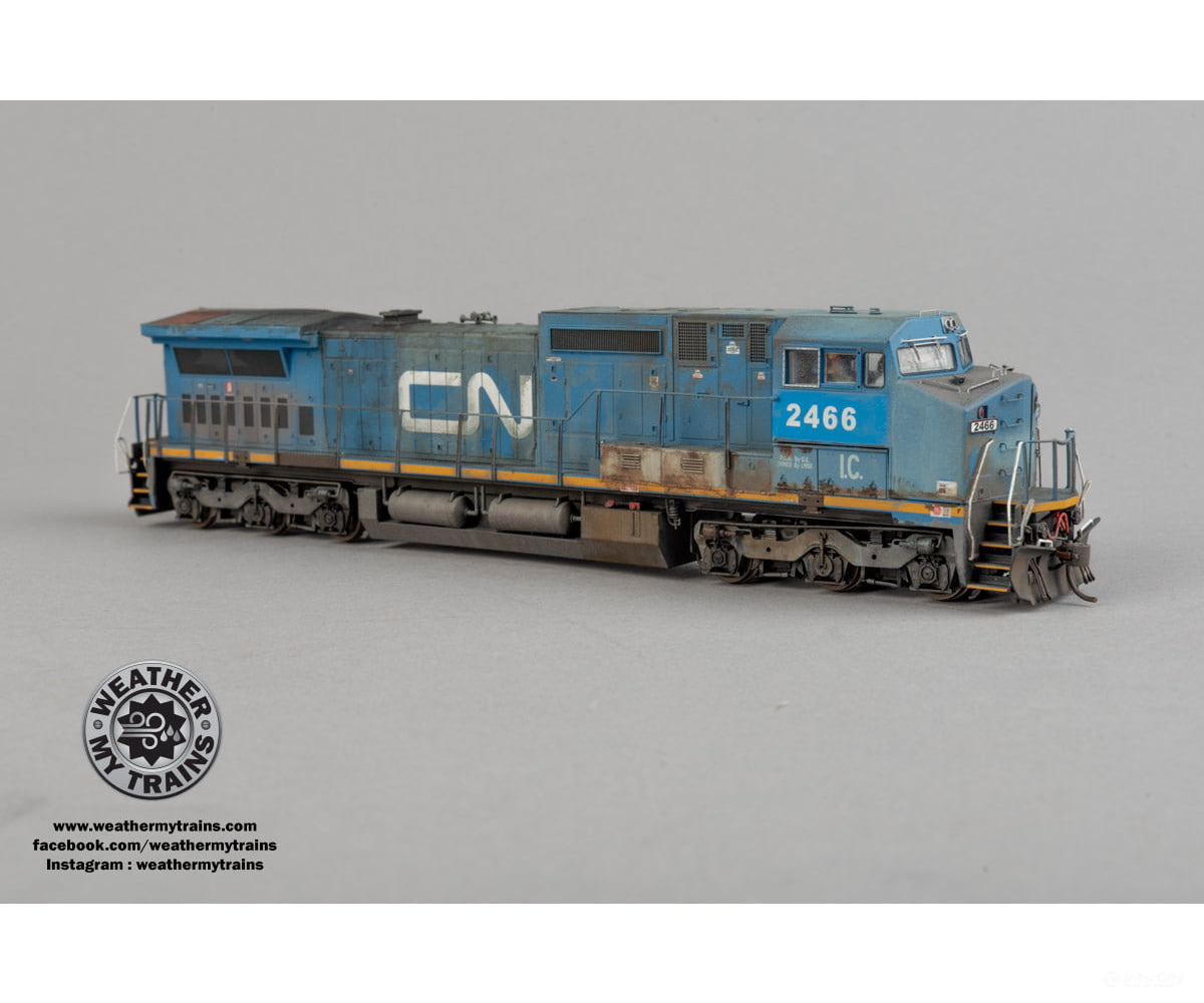 Atlas HO 10004499 GE Dash 8-40CW - LokSound and DCC - Master(R) Gold - Canadian National IC #2466 - Weathered by