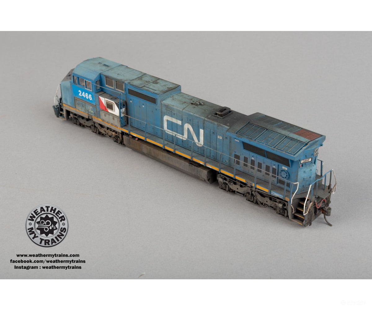 Atlas HO 10004499 GE Dash 8-40CW - LokSound and DCC - Master(R) Gold - Canadian National IC #2466 - Weathered by