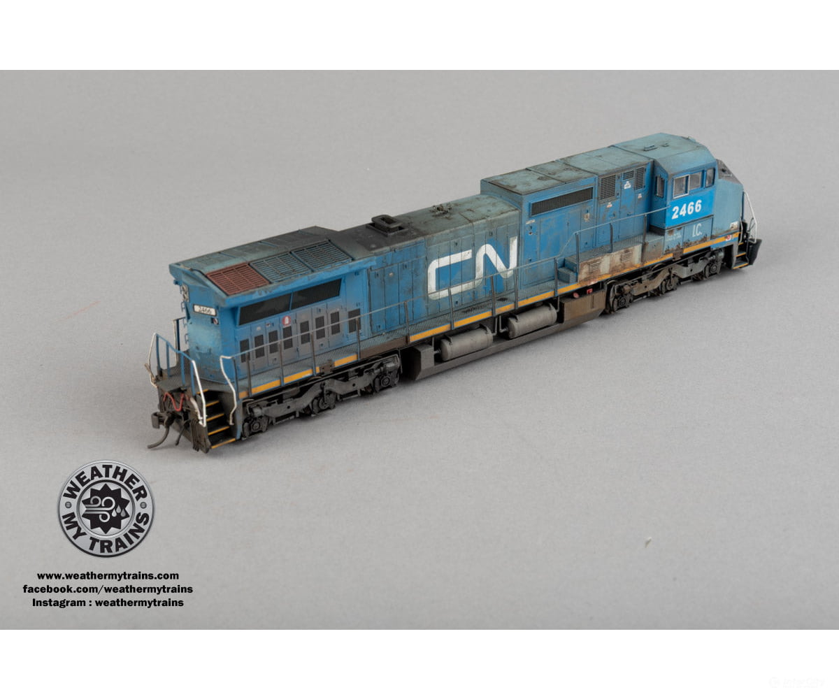 Atlas HO 10004499 GE Dash 8-40CW - LokSound and DCC - Master(R) Gold - Canadian National IC #2466 - Weathered by
