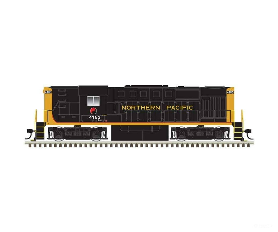 Atlas HO 10004535 Alco RS11 - LokSound & DCC - Classic Gold - Burlington Northern #4183 (NP Patch black yellow red)
