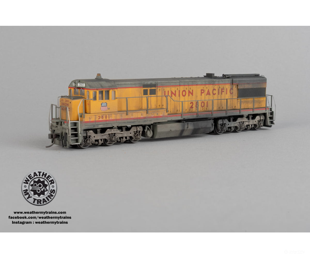 Atlas HO 10004615 GE U28C - LokSound/DCC - Master(R) Gold - Union Pacific #2801 - Weathered by WEATHER MY TRAINS