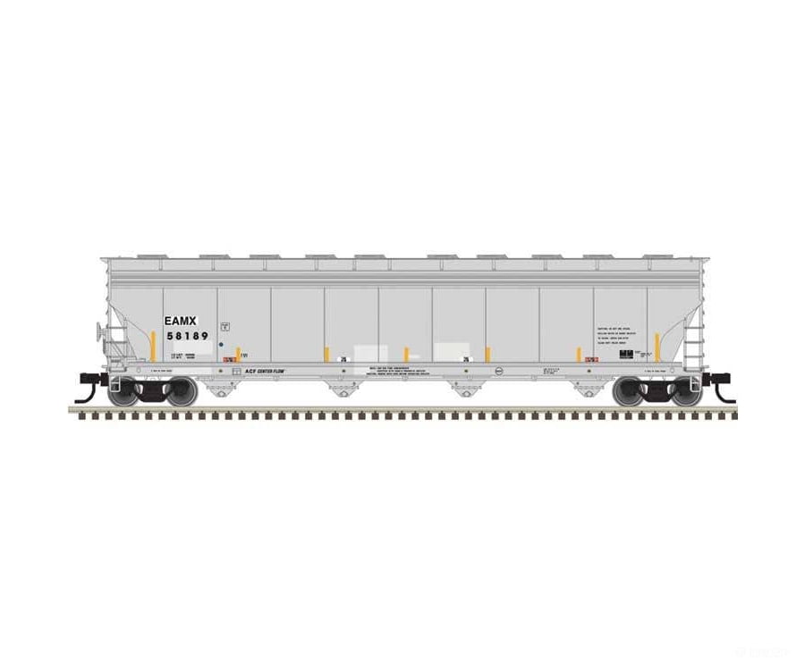 Atlas HO 150-20007672 ACF 5800 4-Bay Covered Hopper - Ready to Run - Master(R) - Everest Railcar Services EAMX #58181