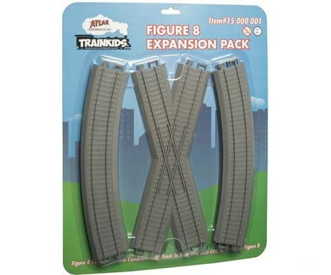 Atlas 15000001 Trainkids -- Figure-8 Track Expansion Set & Turnouts