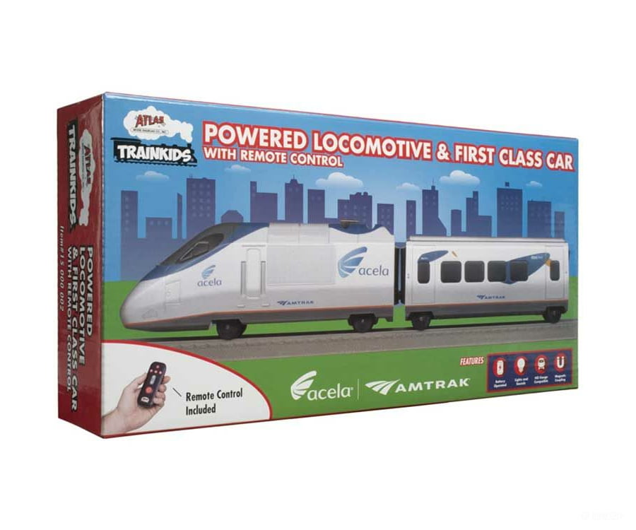 Atlas 15000002 Trainkids - Locomotive & First Class Car Add-On Set For Battery-Powered Train --