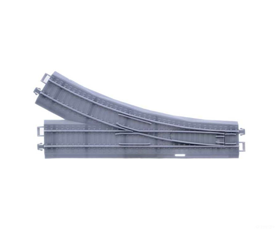 Atlas 15000007 Turnout (Switch) Set - Trainkids -- Gray 1 Each Left & Right Track Turnouts