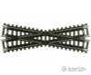 Atlas Ho 171 Custom-Line(R) Crossing - Code 100 -- 19-Degree 6 15.2Cm Black Ties Track & Turnouts