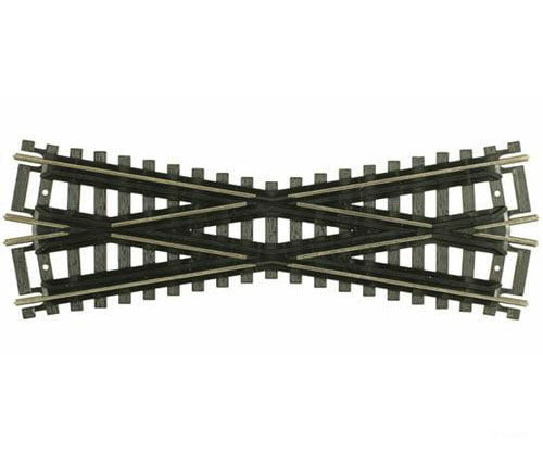 Atlas Ho 171 Custom-Line(R) Crossing - Code 100 -- 19-Degree 6 15.2Cm Black Ties Track & Turnouts