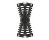 Atlas Ho 172 Custom-Line(R) Crossing - Code 100 -- 25-Degree 4-1/2 11.4Cm Black Ties Track &