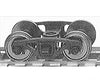 Atlas 190000 Freight Car Trucks -- Barber-Bettendorf Roller-Bearing Caboose Pkg(2) Couplers &