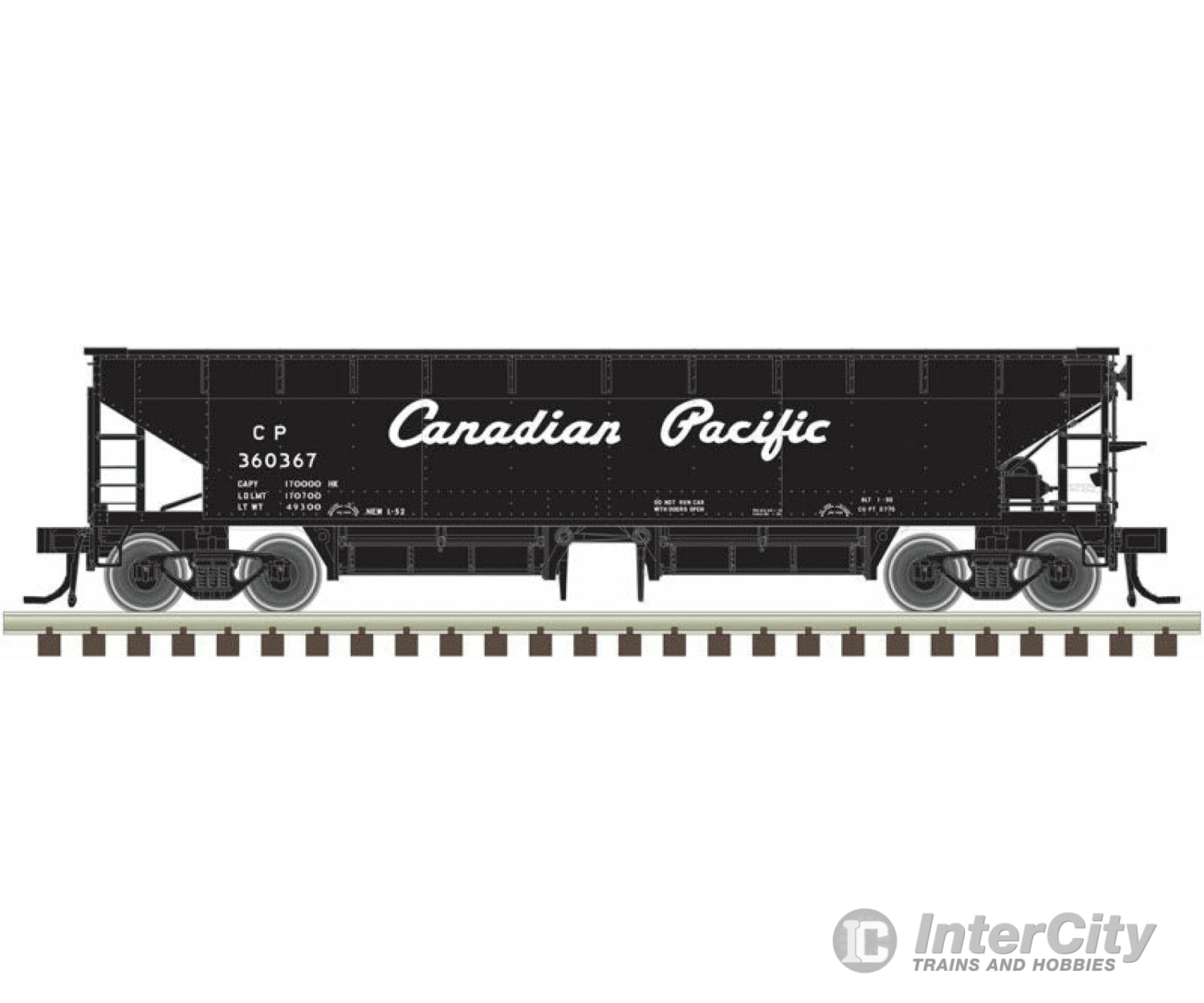 Atlas Ho 20004558 70-Ton Hart Ballast Car - Ready To Run Master(R) -- Canadian Pacific #360367