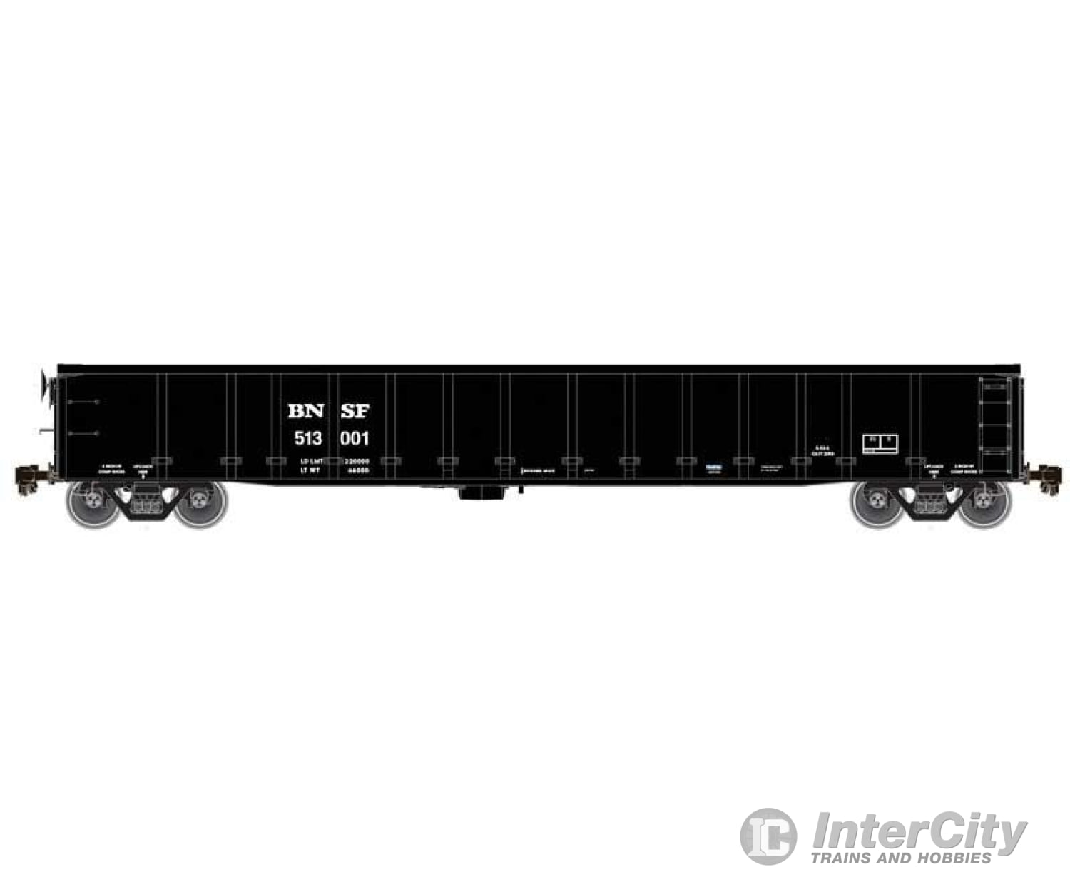 Atlas Ho 20005113 Thrall 2743 Gondola - Ready To Run Master(R) -- Bnsf Railway 513138 (Black