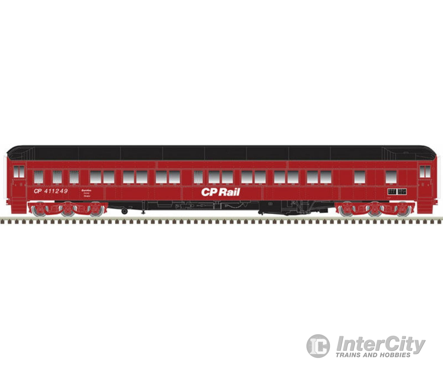 Atlas Ho 20005991 Pullman Heavyweight 8-1-2 Sleeper - Ready To Run Master(R) -- Cp Rail Trapper (Red