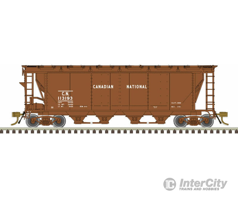 Atlas Ho 20006359 Slab-Side Covered Hopper - Ready To Run Master(R) -- Canadian National #113241