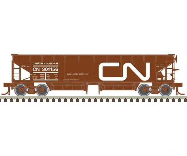 Atlas 20006800 70-Ton Hart Ballast Car - Ready To Run Master(R) -- Canadian National 301156 (Boxcar