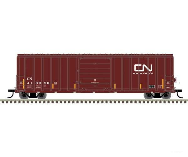 Atlas 20006988 Berwick 50 Boxcar - Ready To Run Master(R) -- Canadian National #418149 (Boxcar Red