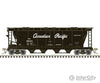 Atlas 20007160 Slab-Side Covered Hopper - Ready To Run Master(R) -- Canadian Pacific #380438 (Black