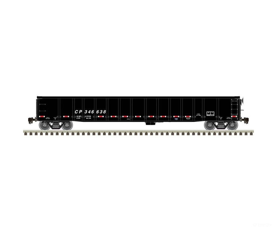Atlas HO 20007428 Thrall 2743 Gondola - Master - Canadian Pacific #346784 (black red white) Freight Cars