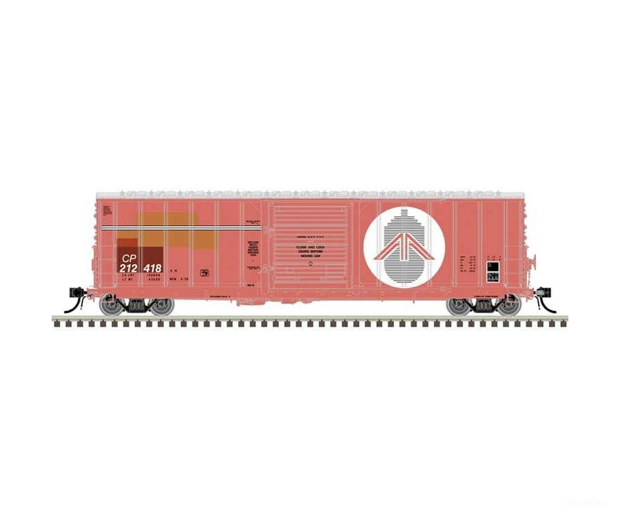 Atlas HO 20007539 CNCF 5000 50’ Boxcar - Master(R) - Canadian Pacific #212555 (Ex-Ann Arbor Patched orange white black)