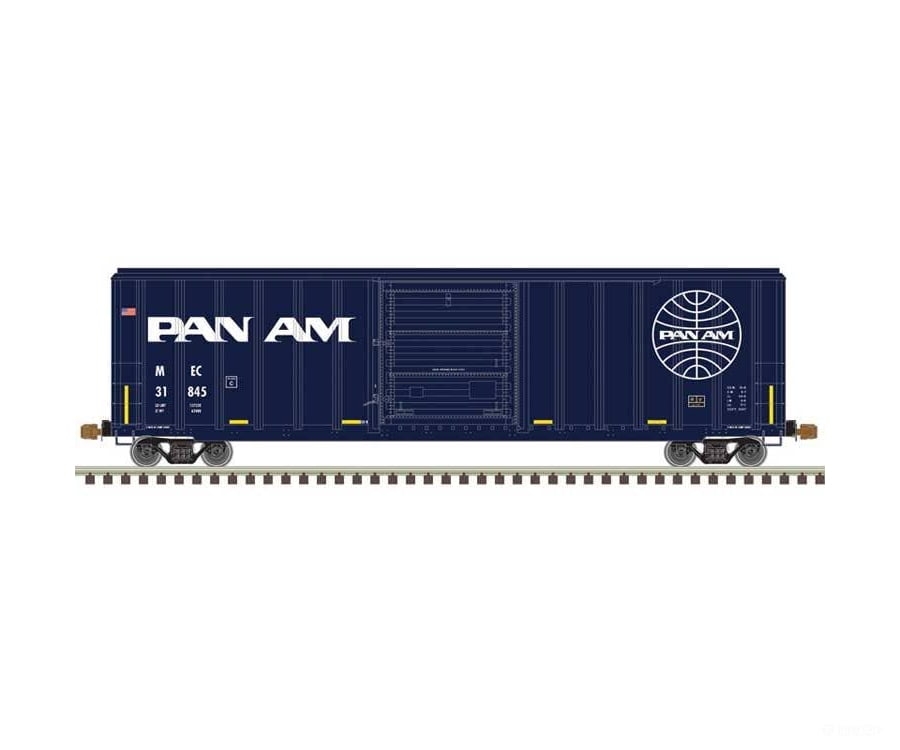 Atlas HO 20007601 FMC 5347 Single-Door Boxcar - Master(R) - PanAm Railways #31845 (blue white) Freight Cars