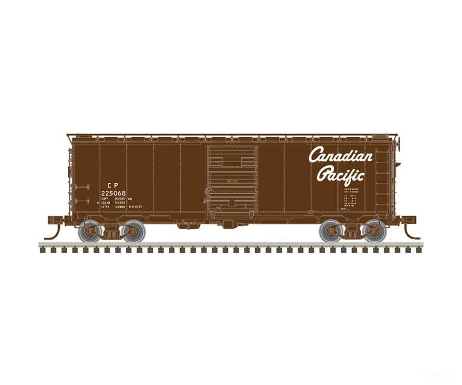 Atlas HO 20007767 1932 ARA 40’ Steel Boxcar - Master(R) - Canadian Pacific #225068 (Boxcar Red white Script Lettering)