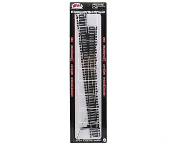 Atlas Ho 286 Code 100 Custom Line(R) Mark Iv Turnout -- No. 8 Right Hand Track & Turnouts