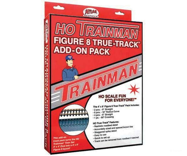 Atlas 29 Code 83 Figure-8 Track Expansion Set - True-Track(R) -- 4 X 3 1.2 .9M Set-Up Size &