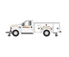Atlas HO 30000164 2008 Ford(R) F-350 Hi-Rail Pickup Truck - Assembled - BNSF Railway (white orange black Wedge Logo)