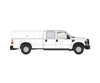 Atlas 35000001 Ford(R) F-350 Crew-Cab Pickup Truck - Assembled -- White With Utility Cap Cars &