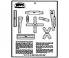 Atlas 361 Track Planning Template Set Accessories