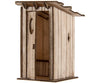 Atlas 4001008 Outhouse -- Laser-Cut Wood Kit - 1/2 X 1 1.3 2.5Cm Structures