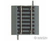 Atlas Ho 454 True-Track(R) Code 83 Track & Roadbed System -- Straight Section - 2 5.1Cm Pkg(4)