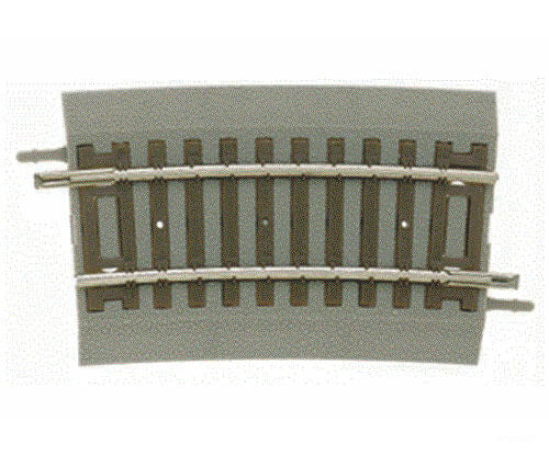 Atlas Ho 464 True-Track (R) Code 83 Track & Roadbed System -- 1/3 22 Radius Curve Section Pkg(4)