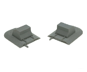 Atlas 470 True-Track(R) Code 83 Track & Roadbed System -- Bumpers Pkg(2) Turnouts