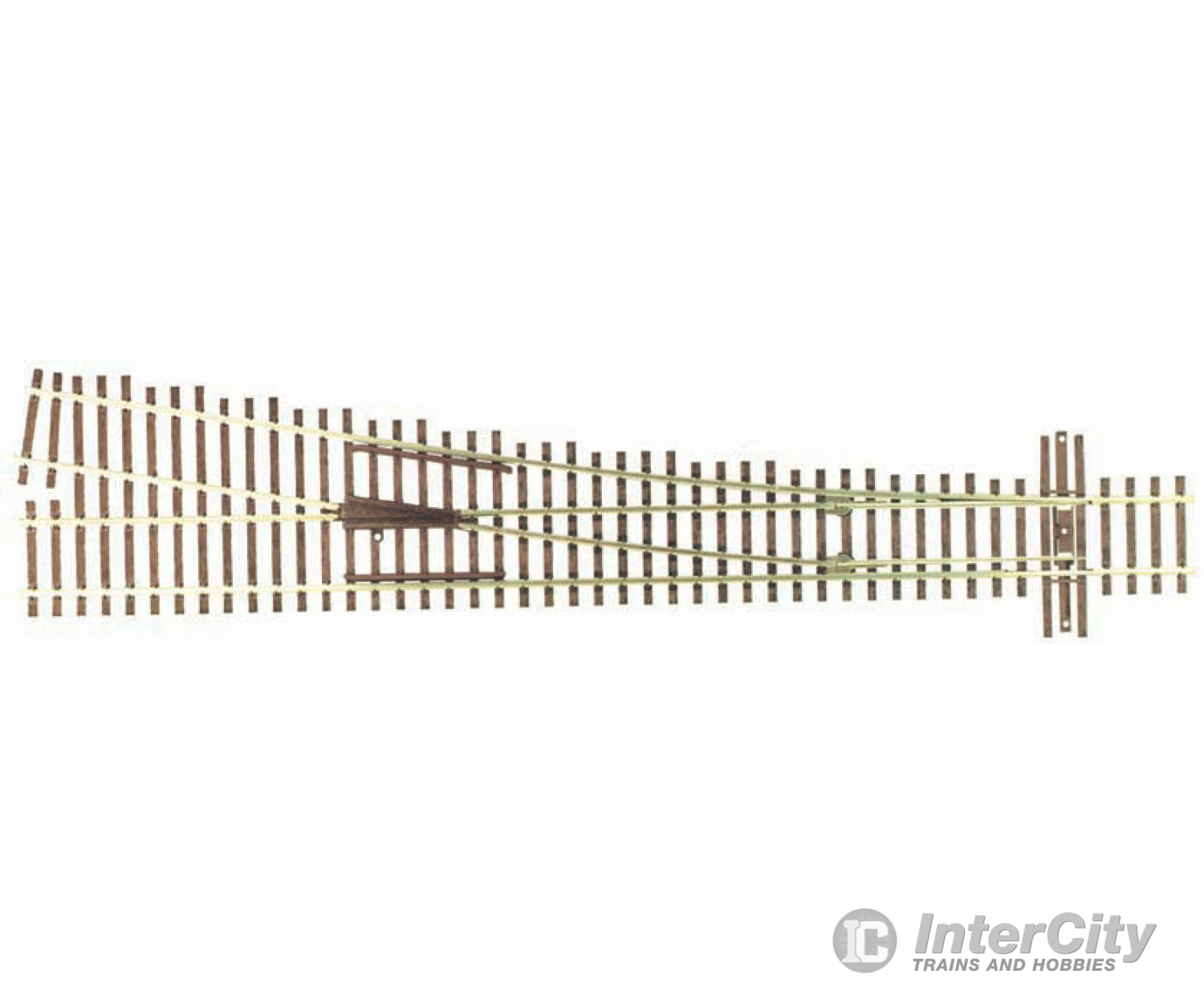 Atlas Ho 560 Code 83 Custom-Line(R) Turnouts W/Nickel-Silver Rail & Brown Ties -- Wye Turnout Track