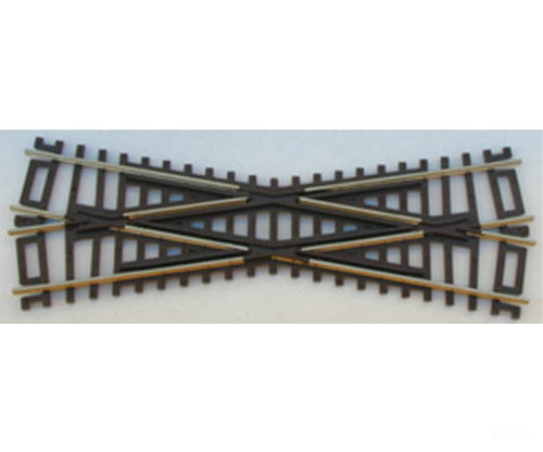 Atlas Ho 572 Code 83 Crossing - Nickel Silver With Brown Ties -- 19 Degrees Track & Turnouts